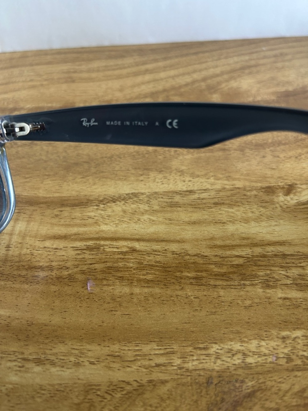 Ray-Ban Men’s Teal Frame Sunglasses with Gradient Smoke Lenses - Picture 4 of 4